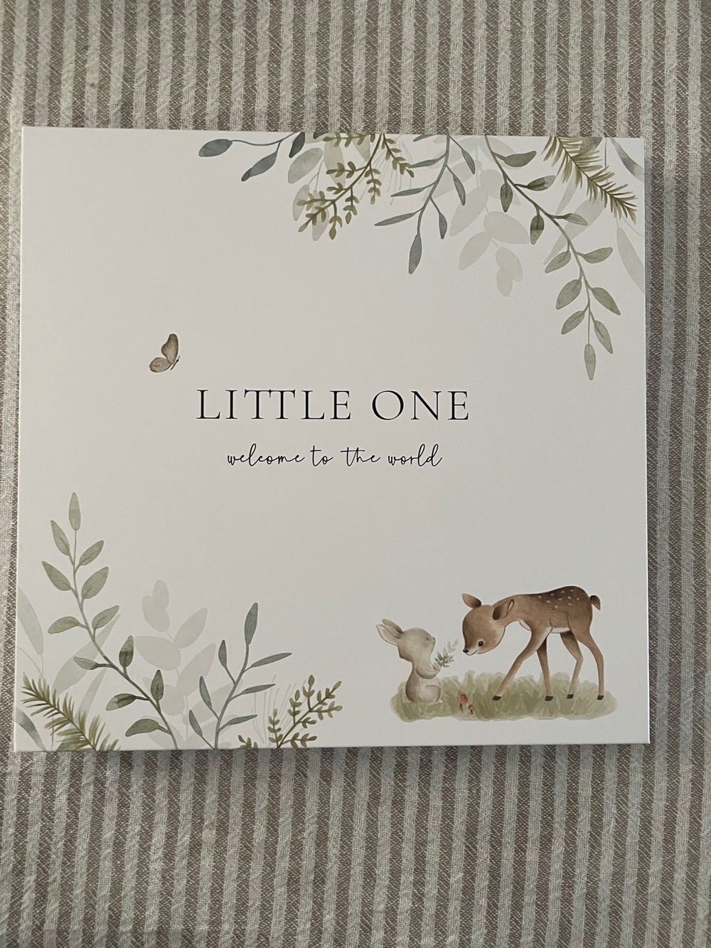 Zicoto Baby Memory Book - Neutral White Cream Cover